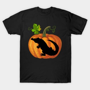 Crocodile in pumpkin T-Shirt